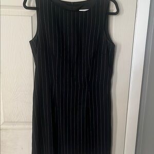 Black Sheath Midi Dress for Work